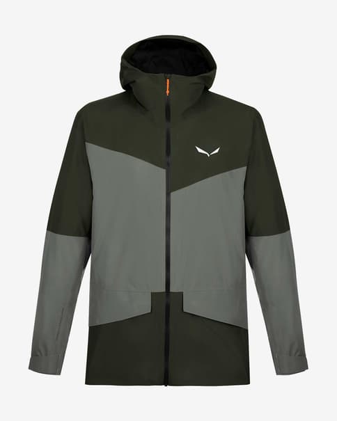 Chaqueta con capucha Salewa Puez GORE-TEX gris negro