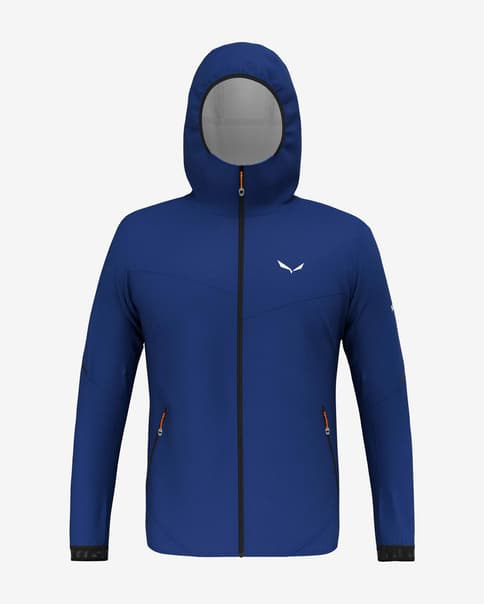Chaqueta con capucha Salewa Pedroc Light Powertex 2.5 azul