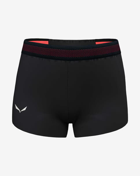 Pantalón corto Salewa Pedroc 2 Durastretch gris oscuro mujer