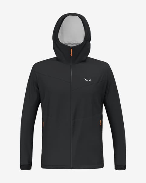 Chaqueta con capucha Salewa Puez Aqua 4 Powertex 2.5L negro