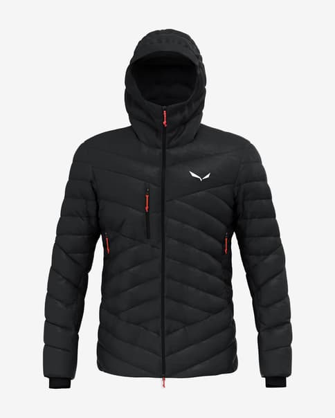 Chaqueta con capucha Salewa Ortles Medium 3 Down negro