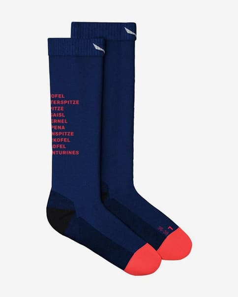 Calcetines Salewa Ortles Dolomites AM CR azul mujer