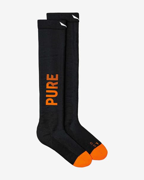 Calcetines Salewa Sella Pure MTN negro rojo