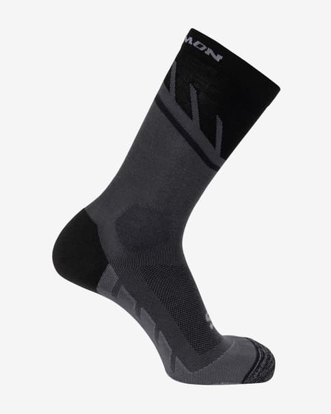 Calcetines Salomon Speedcross Crew gris oscuro