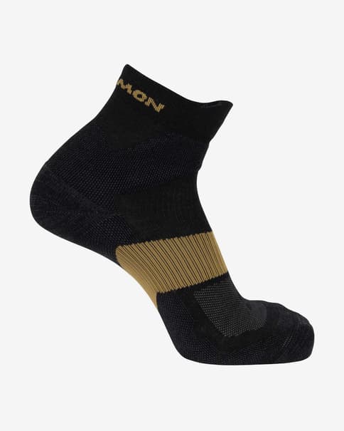 Calcetines Salomon X Ultra Quarter negro marrón claro