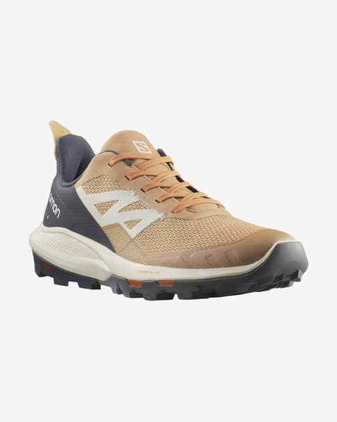 Zapatillas Salomon Outpulse naranja pardo mujer