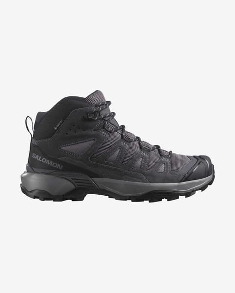 Salomon X Ultra 360 Leather Mid GORE-TEX vandrestøvler dame mørkegrå