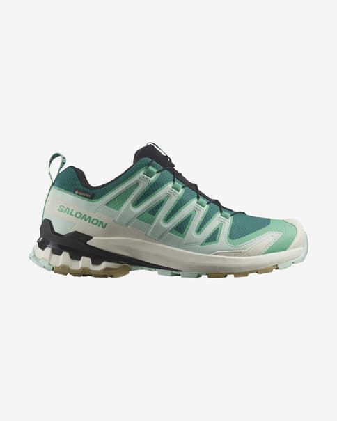 Salomon XA PRO 3D v9 GORE-TEX Women's Trail Running Shoes Green Turquoise