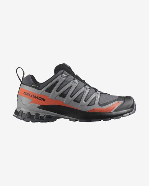 Salomon XA PRO 3D v9 GORE-TEX shoes dark grey orange