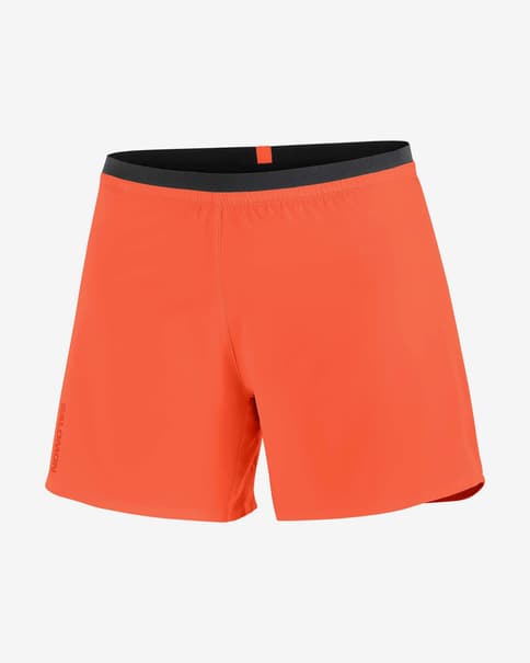 Pantalón corto Salomon Cross 5" naranja mujer