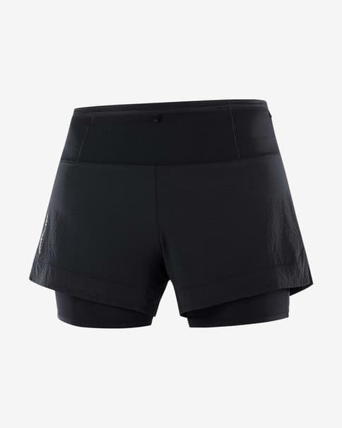 Pantalón corto Salomon Sense Aero 2in1 negro mujer