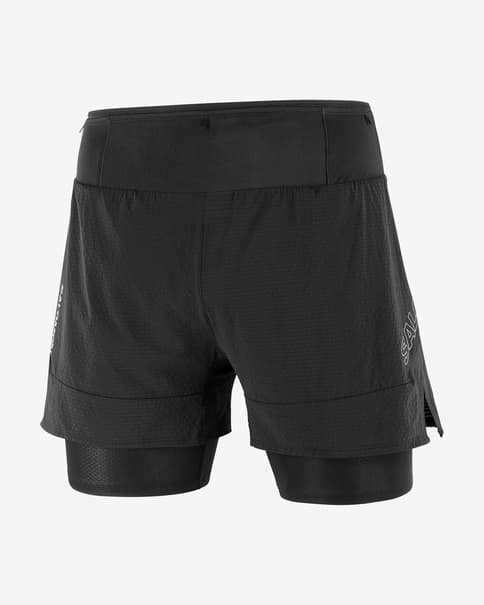 Pantalón corto Salomon Sense 2in1 negro