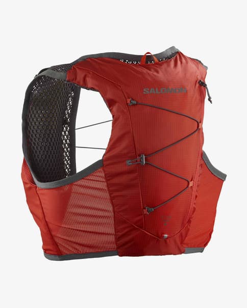 Chaleco hidratación Salomon Active Skin 4 rojo gris oscuro