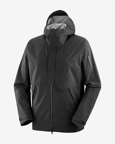 Salomon Outerpath Waterproof Pro jack met capuchon zwart