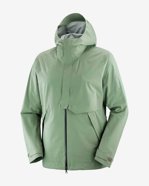 Salomon Outerpath Waterproof Pro jack met capuchon groen