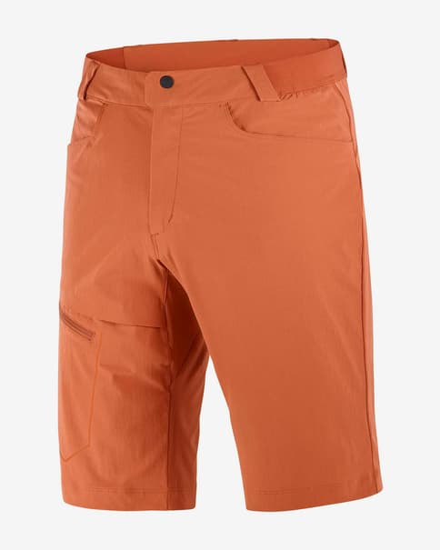 Pantalón corto Salomon Wayfarer naranja terracota