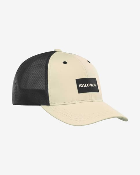 Gorra Salomon Trucker Curved beige claro