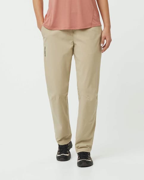 Salomon Outerpath Base damesbroek lang beige