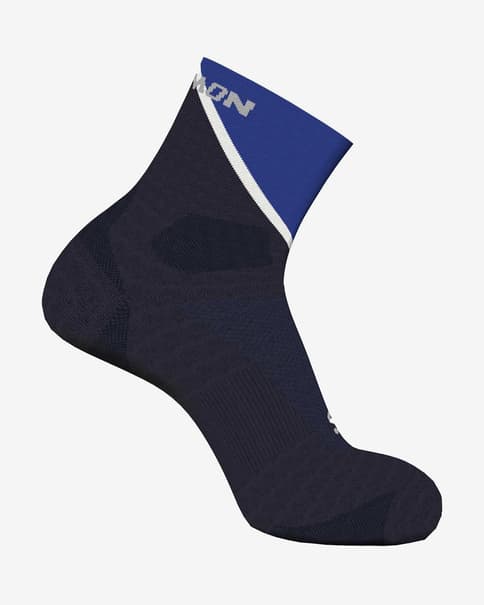 Calcetines Salomon Pulse Ankle gris oscuro azul