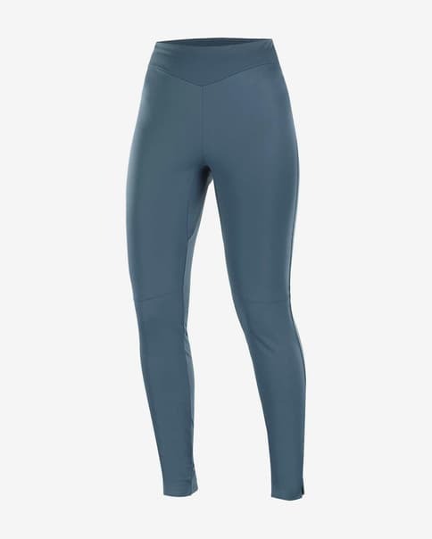 Malla larga Salomon GORE-TEX Infinium Windstopper azul pálido mujer