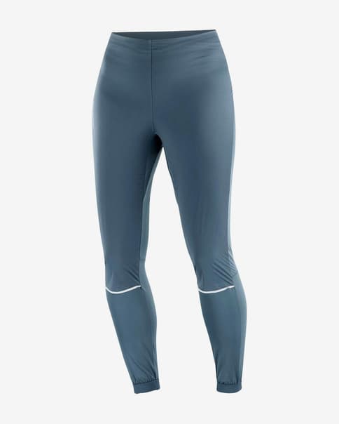 Pantalón largo Salomon Light Shell azul pálido mujer