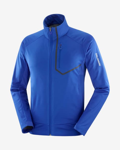 Chaqueta Salomon GORE-TEX Infinium Windstopper Pro azul eléctrico
