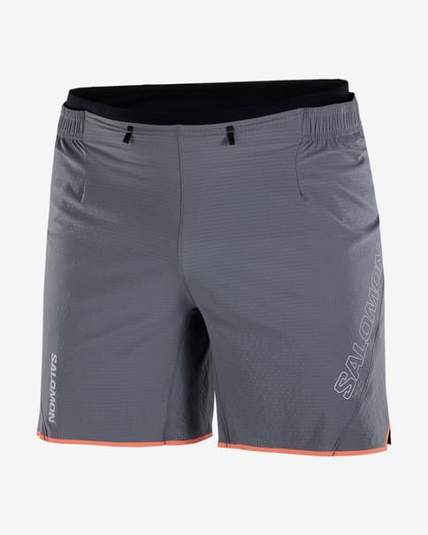 Pantalón corto Salomon Sense Aero 7" gris oscuro