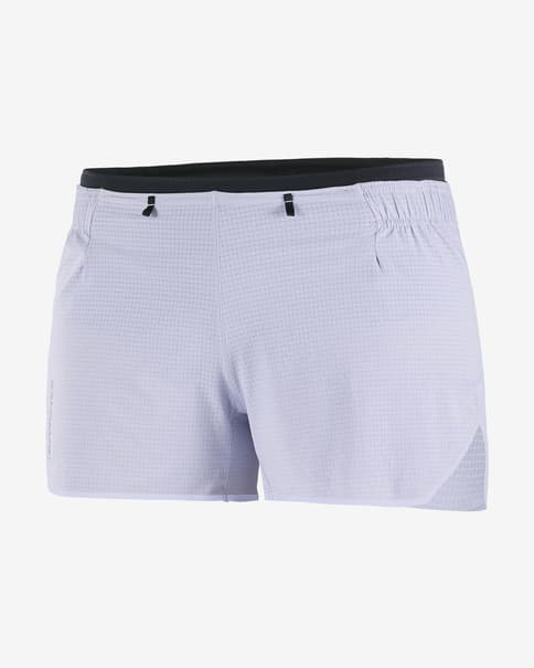 Pantalón corto Salomon Sense Aero 3" violeta claro mujer