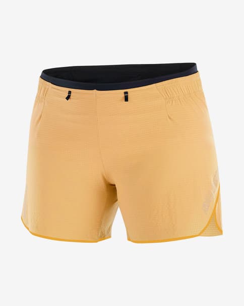 Pantalón corto Salomon Sense Aero 5" naranja claro mujer