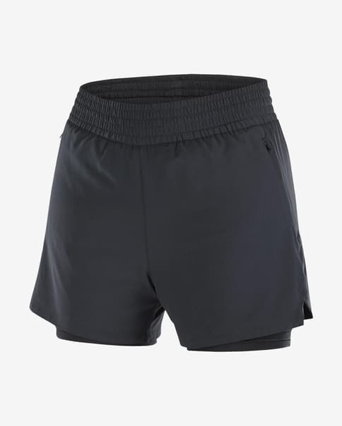 Pantalón corto Salomon SHKout Core 2in1 4" negro mujer