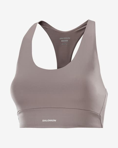 Sujetador Salomon SHKout Core gris violeta