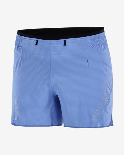 Pantalón corto Salomon Sense Aero 5" azul celeste