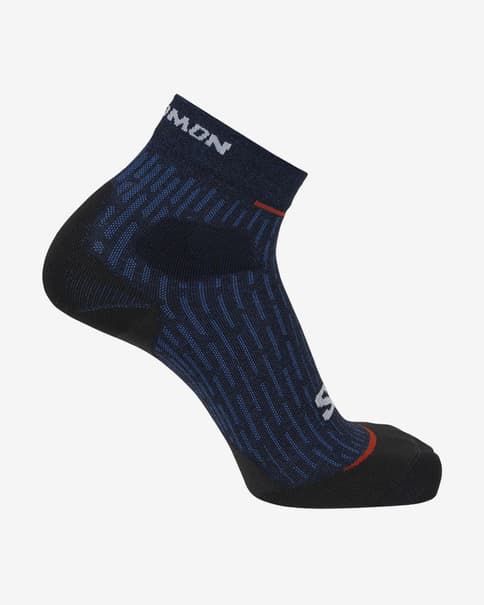 Calcetines Salomon Ultra Glide Ankle azul oscuro