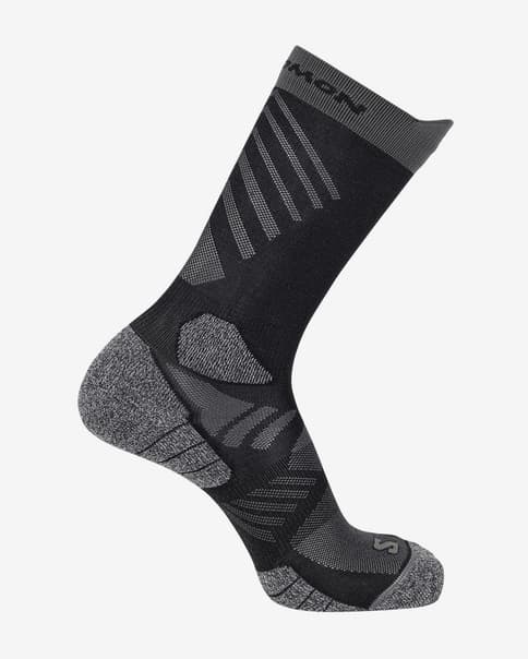 Calcetines Salomon Aero Crew negro gris