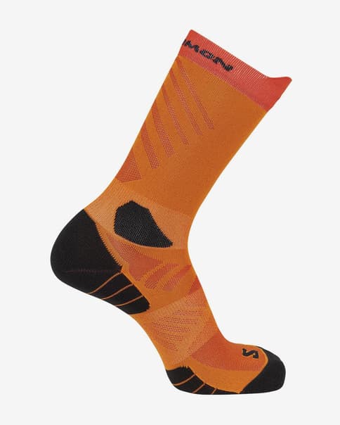Calcetines Salomon Aero Crew naranja