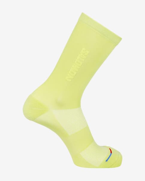 Calcetines Salomon 365 Crew amarillo lima