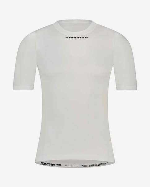 Camiseta interior Shimano Vertex manga corta blanco