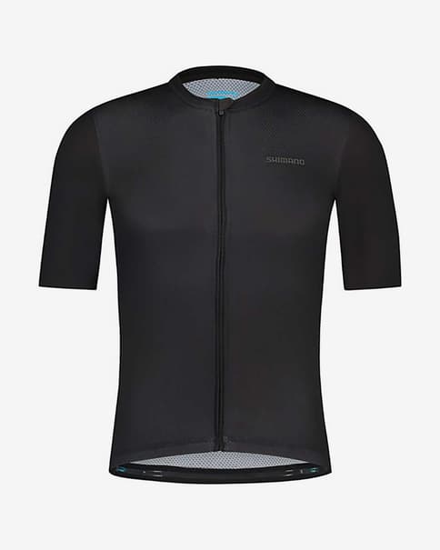 Maillot Shimano Aria manga corta negro intenso