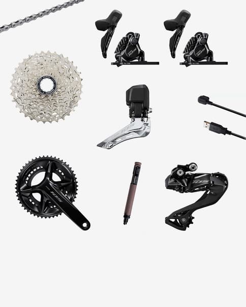 Grupo completo Shimano 105 Di2 negro