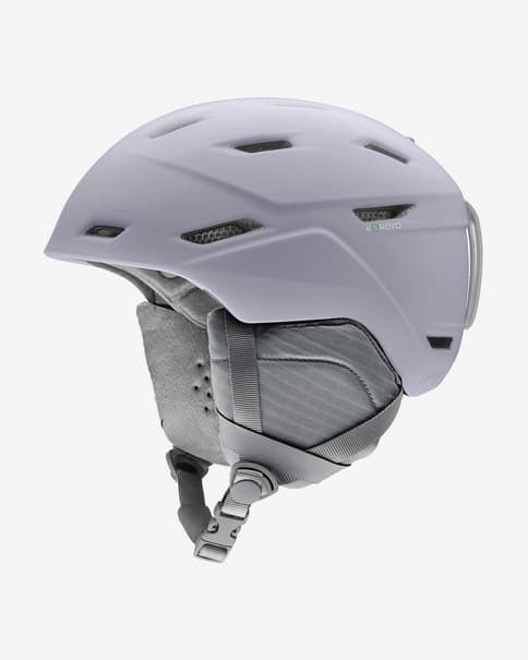 Casco Smith Mirage gris claro mujer