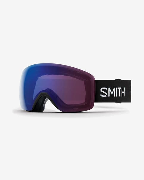 Máscara Smith Skyline negro con lente ChromaPop fotocromática Rose Flash