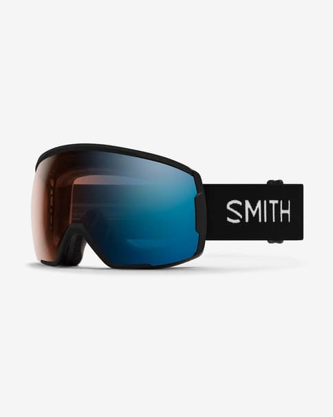 Máscara Smith Proxy negro con lente ChromaPop Pro Photochromic Blue Mirror