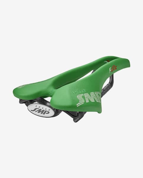 Sillín Selle SMP F 20c Carbon verde Italia