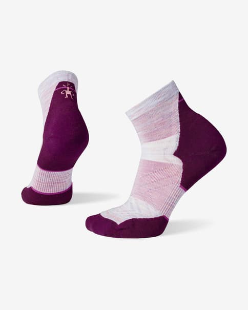 Smartwool Run Ankle Damen Socken rosa/lila