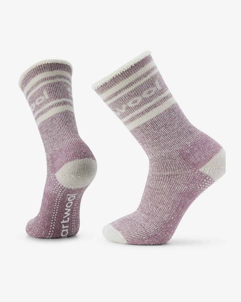 Calcetines Smartwool Everyday Slipper Sock rosa blanco
