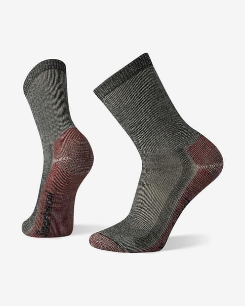 Calcetines Smartwool Classic Hike Full Cushion Crew gris rojo