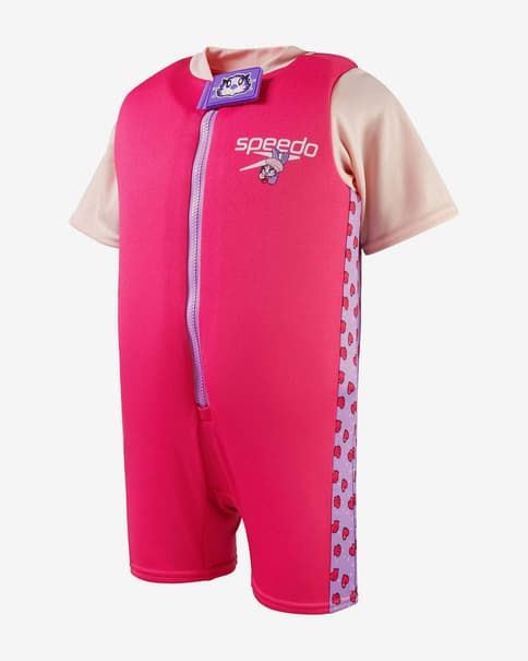 Traje de flotación Speedo Learn To Swim Character Printed rosa lila pastel beige infantil