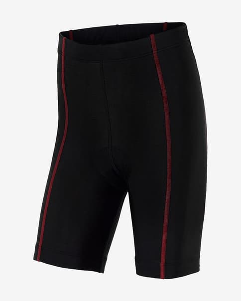 Culote sin tirantes Spiuk Anatomic negro rojo infantil