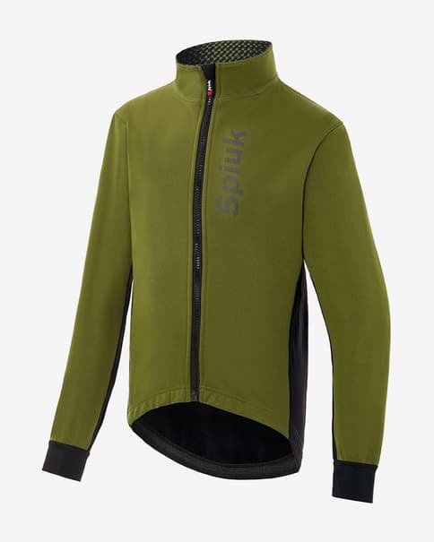 Chaqueta Spiuk Anatomic Membrana verde caqui negro infantil