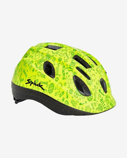Casco Spiuk Kids amarillo verde